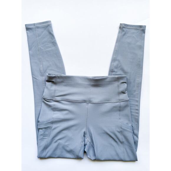 Light Gray Fabletics Full Length Leggings with Pockets Size XS/S - Picture 1 of 6